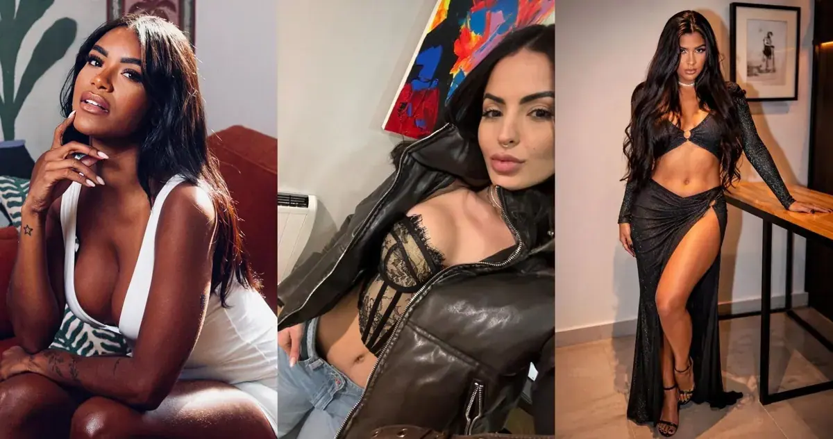 Collage of three women posing in stylish outfits, used as a promotional image for Rio Zen Massagens in Rio de Janeiro
